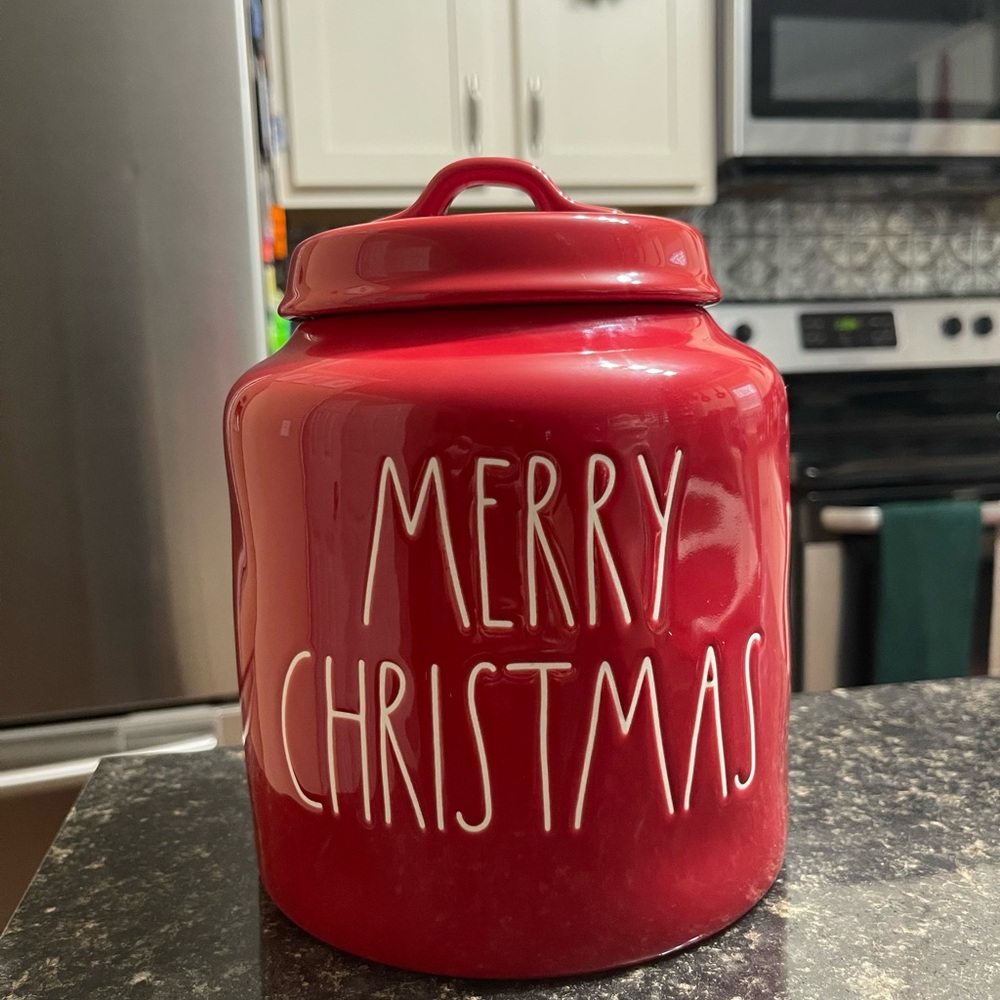 Rae Dunn Merry Christmas Canister